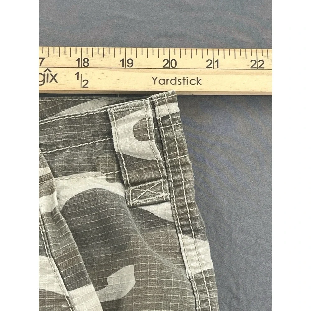 Cabela's Cargo Shorts Men 40 Camo Rip Stop Outdoors Hiking Workwear Pockets